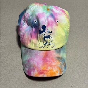 Disneyland Resort Mickey Mouse Pastel Tie Dye Baseball Hat Adult Adjustable